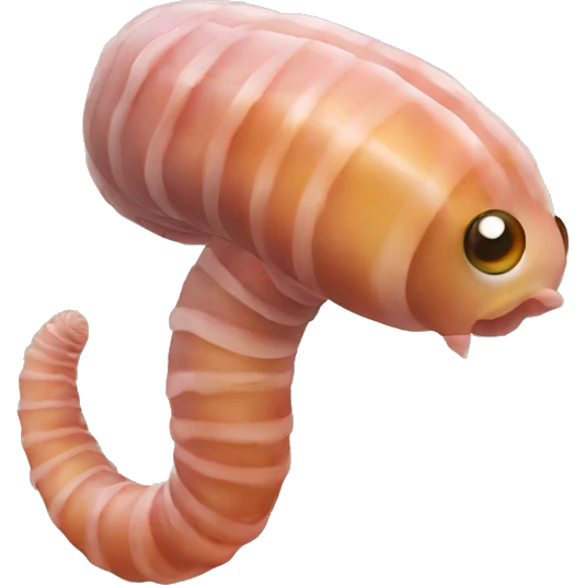 marine worms emoji