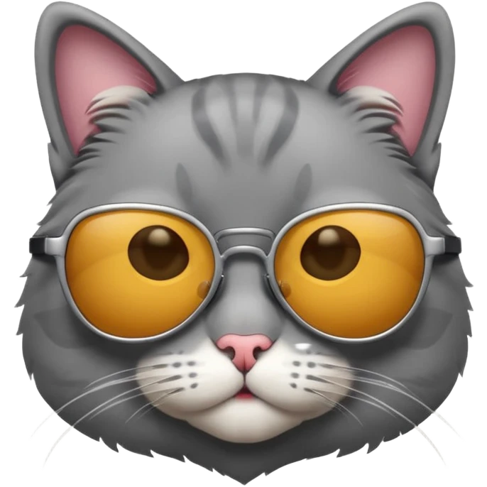 Cat wearing sunglasses emoji