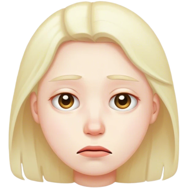 Tired face emoji