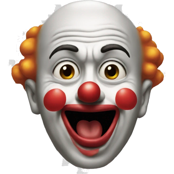 Clown shit emoji