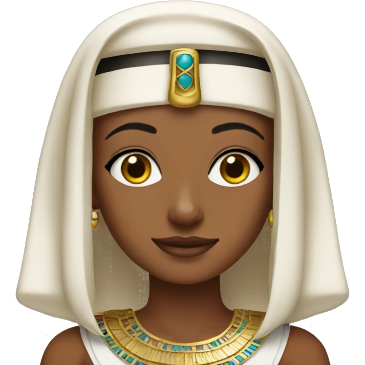 whit egyptian girl   emoji
