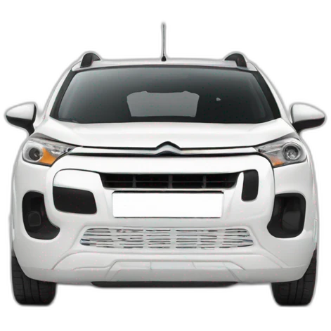 Citroen c4 aircross white 2012 emoji