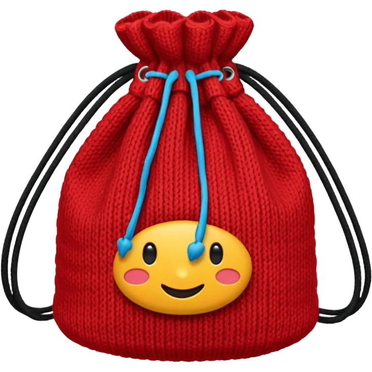 red Knitted Bag emoji