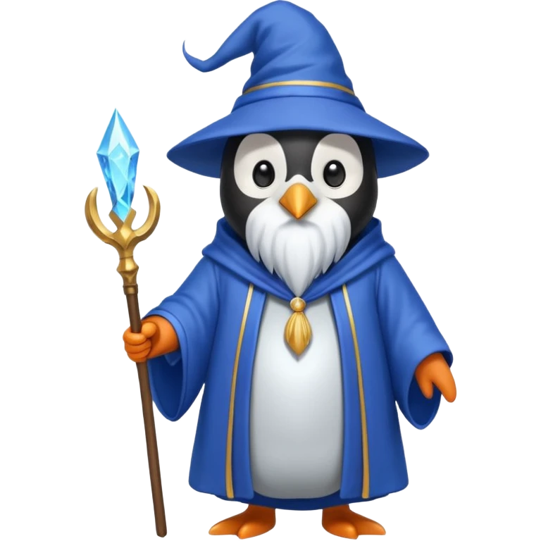 Penguin Wizard emoji