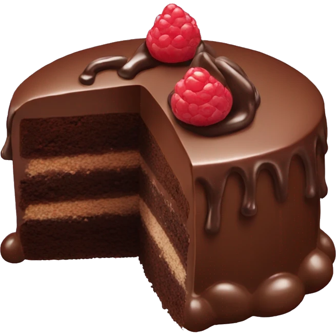 chocolate cake emoji