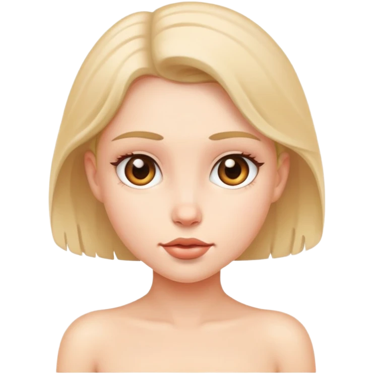 Голая девушка emoji