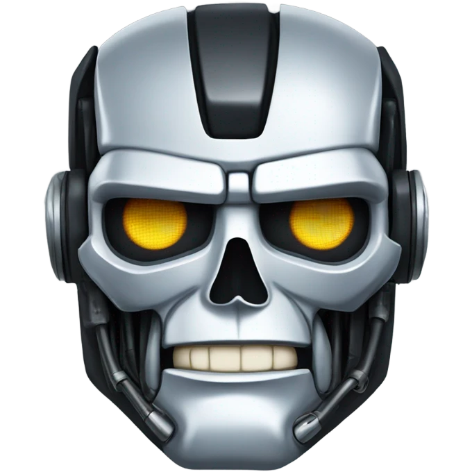 terminator Robot face Smile emoji