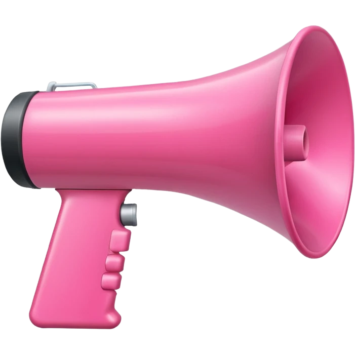 MEGAFONO rosa emoji