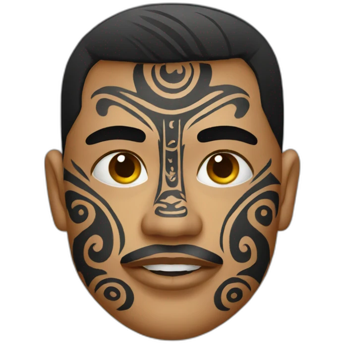 maori-face-tattoo emoji