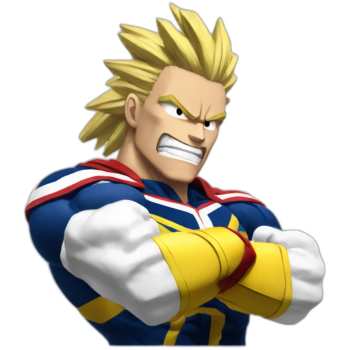 All might doing a fist emoji