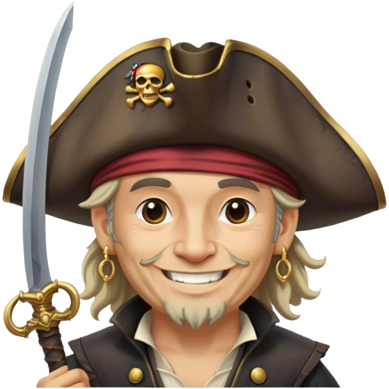 Pirate king emoji