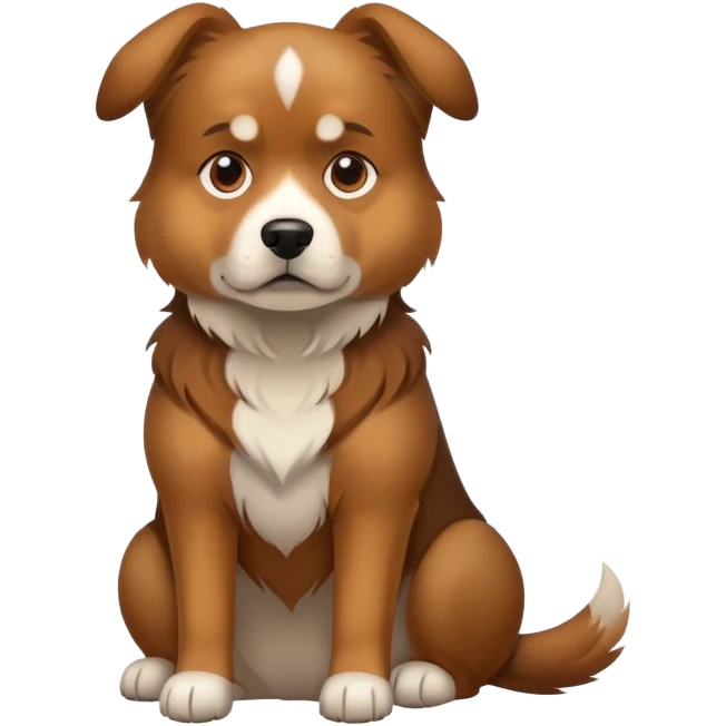 a dog hunching as  emoji