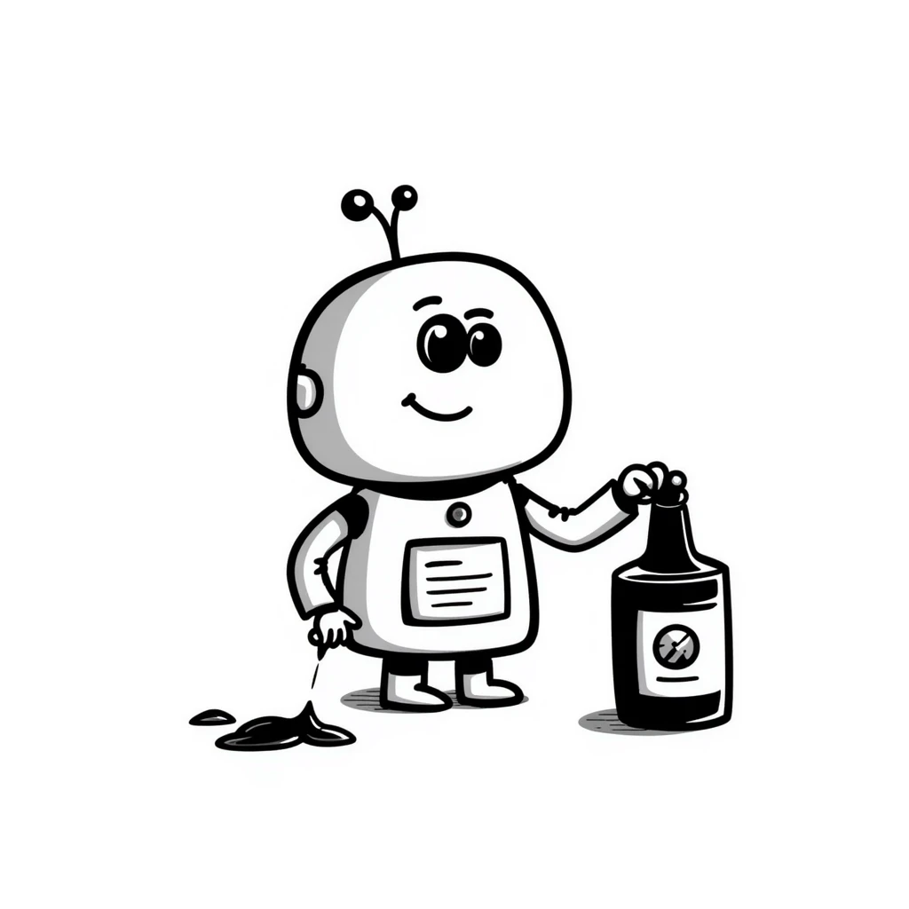 oil and robot emoji