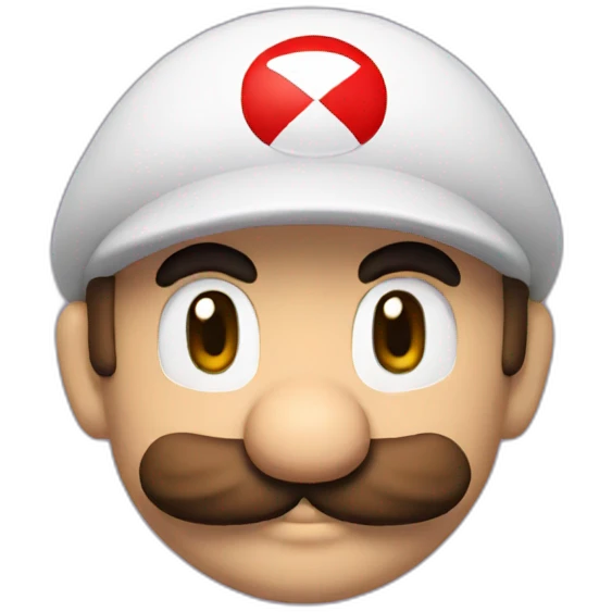 Mario head emoji