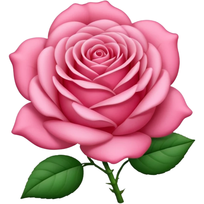 Eine Pfingstrose in rosa emoji