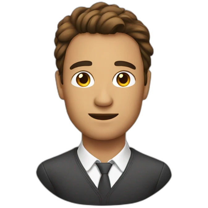 Alain with human head emoji