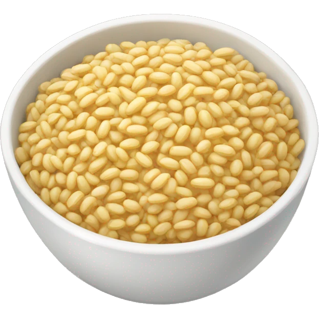 bowl of  barley emoji