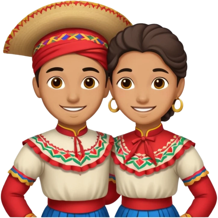 cueca dancers emogi emoji
