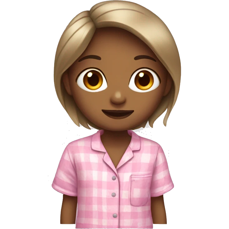 Girl wearing pijama  emoji