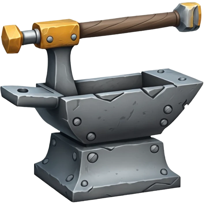 stone blacksmith's anvil emoji
