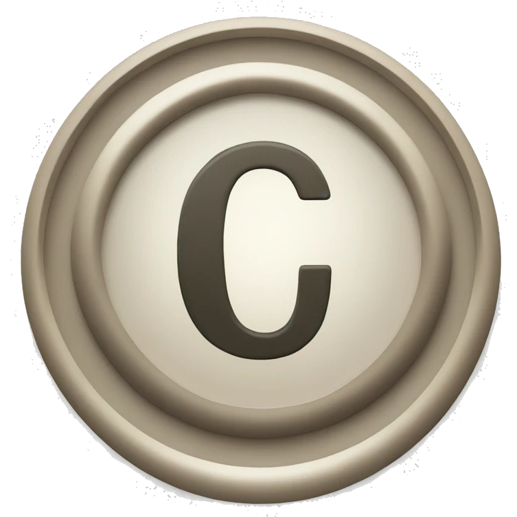 circle with the letter c inside emoji