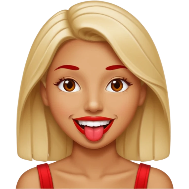 Face fuck mouth emoji