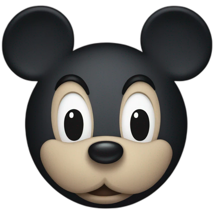Mickey mouse emoji