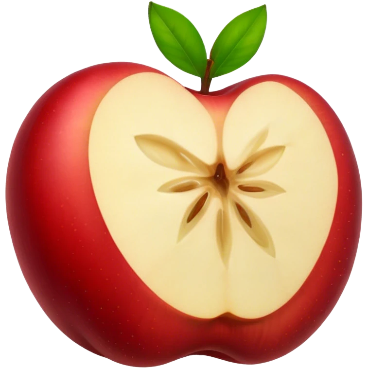 One apple slice emoji