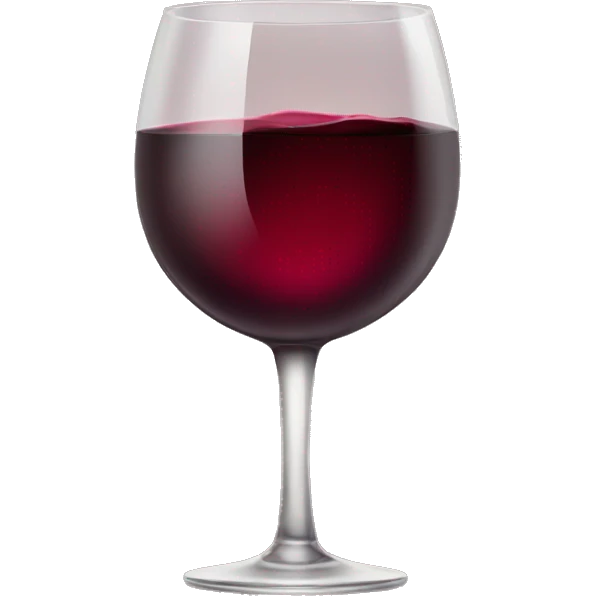 Red wine glass emoji