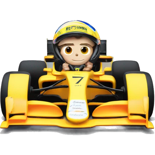 rats lando norris in a Formula 1 car emoji