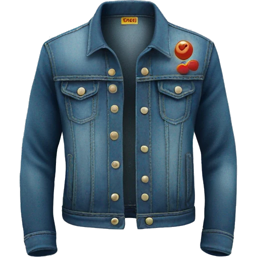 chaqueta denim emoji