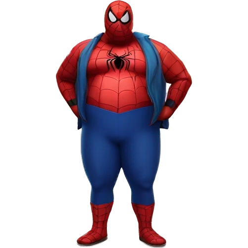 Fat fat fat spiderman emoji