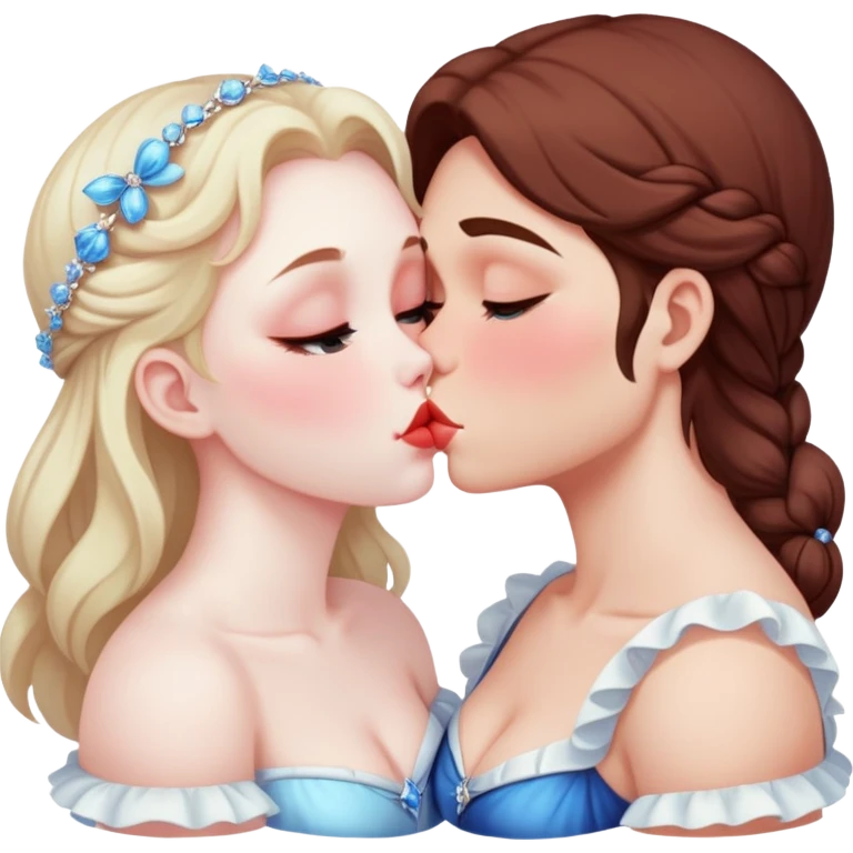 pudge and cristal maiden kiss emoji