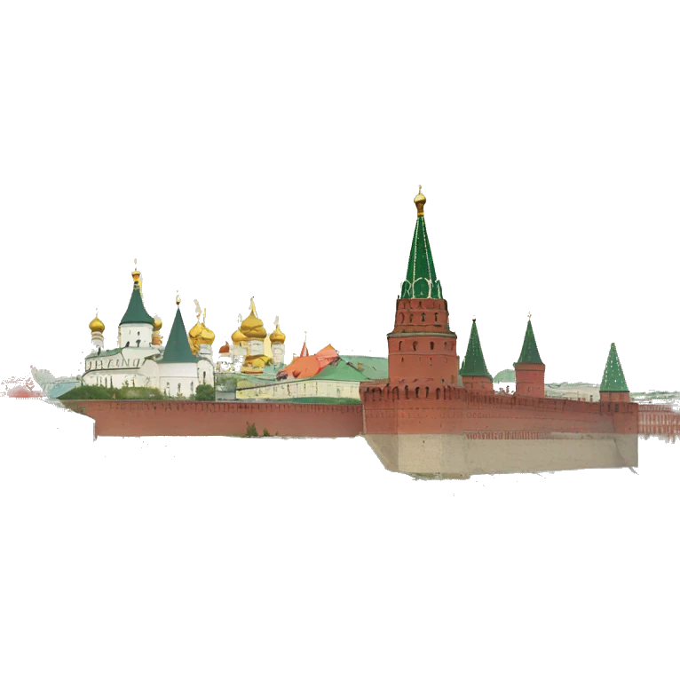 Kremlin in Nizhny Novgorod emoji