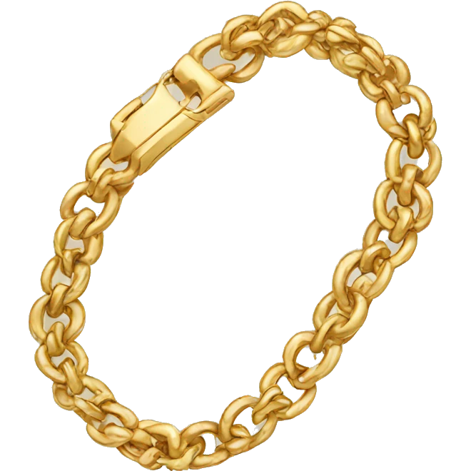 Gold bracelet  emoji