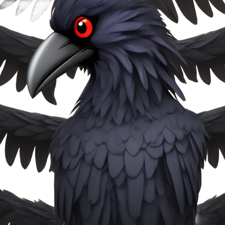 angry raven emoji