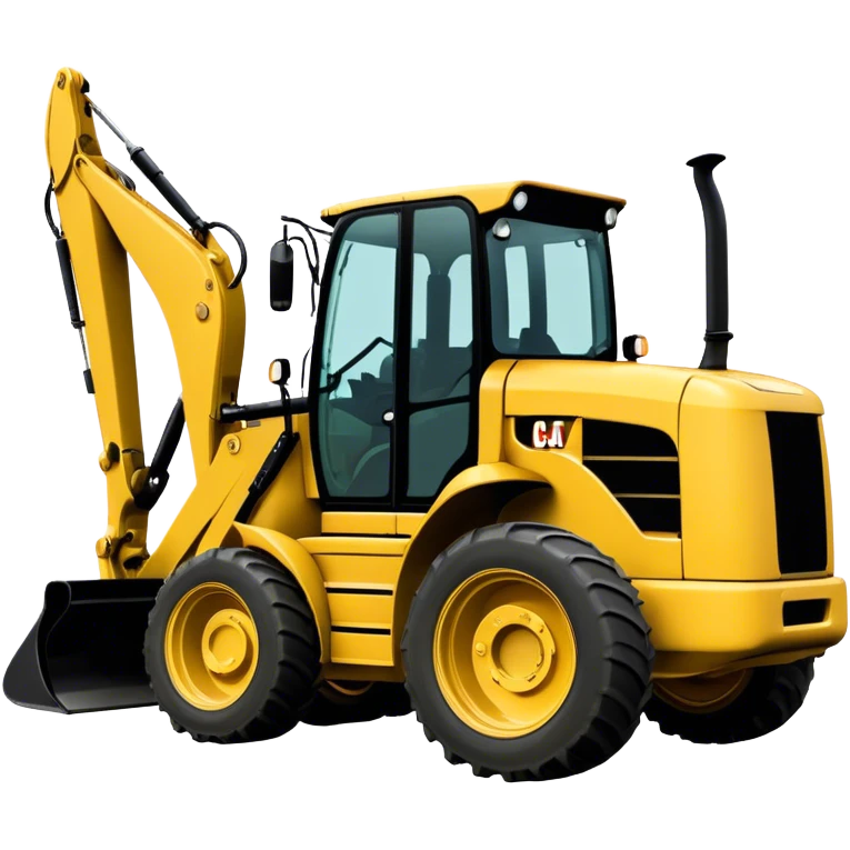 Backhoe Loader - Caterpillar 430F (Model Year: 2021) (Iconic colour: Yellow) emoji