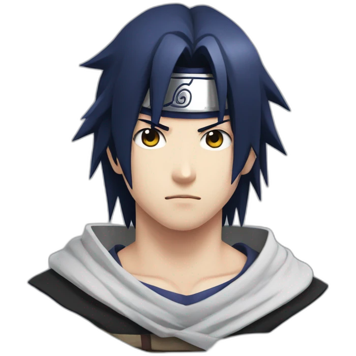 portait of sasuke uchiha emoji
