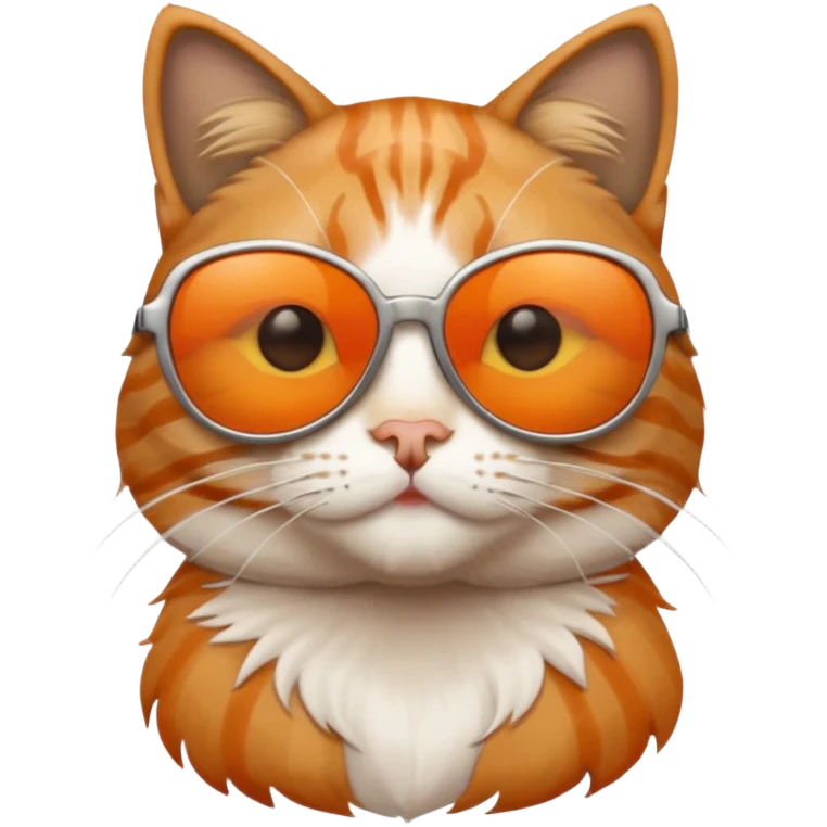 Cat wearing sunglasses emoji