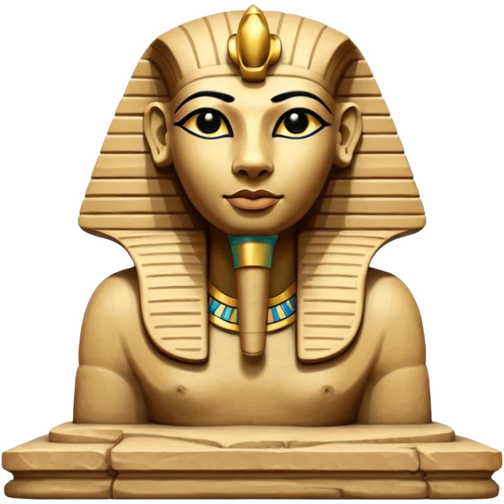 egypt sfenks sculpt emoji