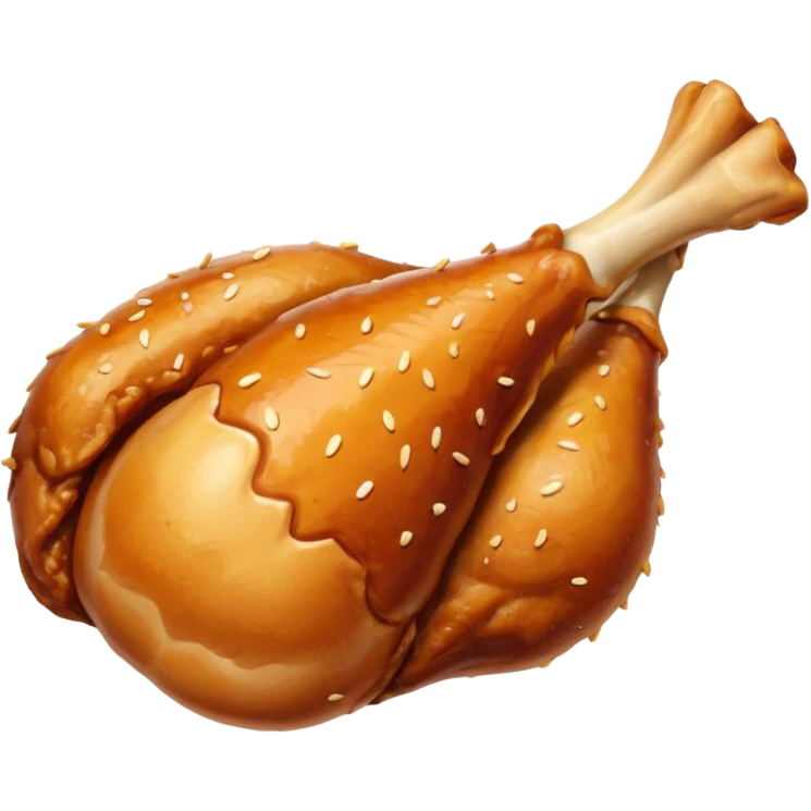 chicken fry leg emoji