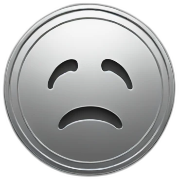 Coin empty emoji