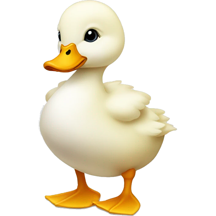 White duckling emoji