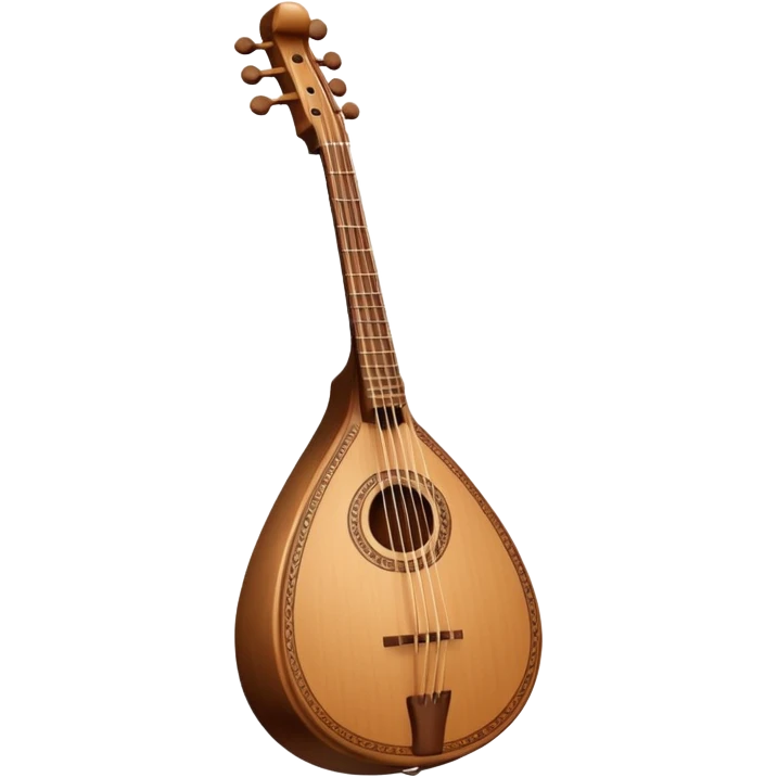 Ukrainian musical instrument kobza emoji