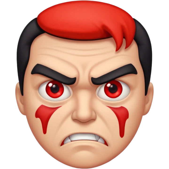 Angry triggered emoji
