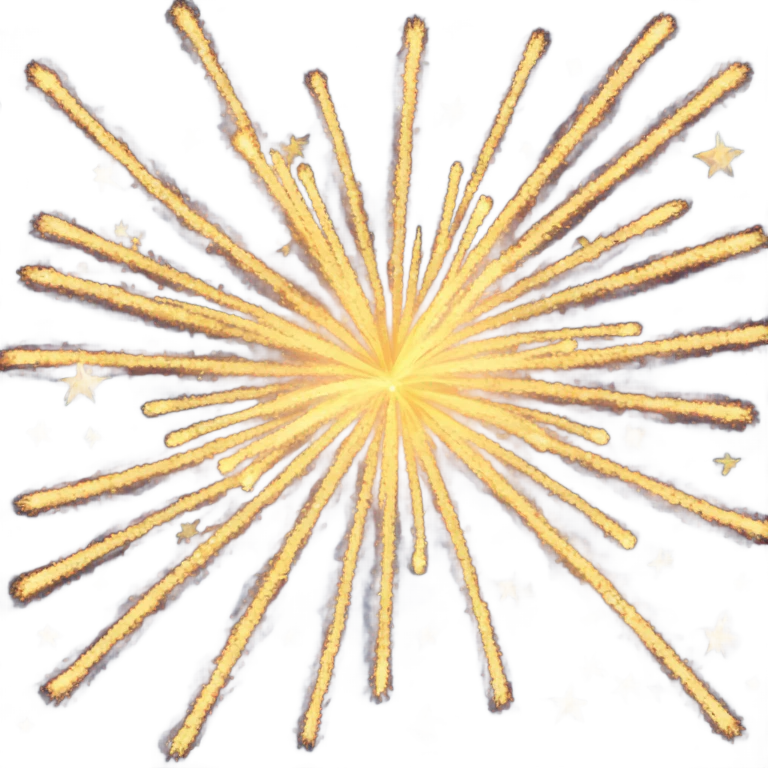 Fireworks in the starry nigh emoji
