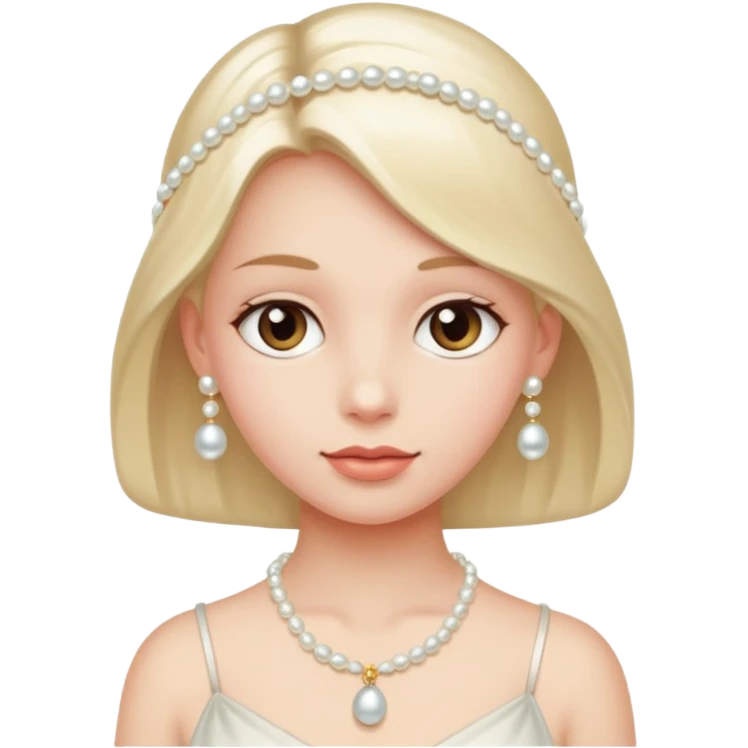 Pearl String Girl emoji