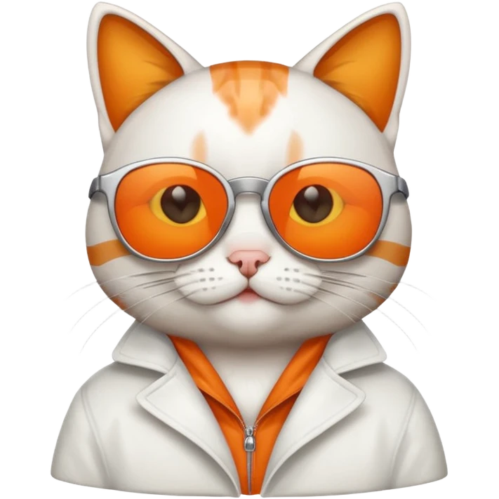 Cat wearing sunglasses emoji