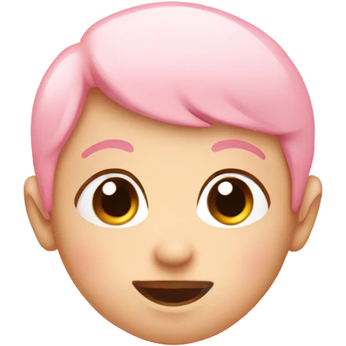 Baby pink heart emoji