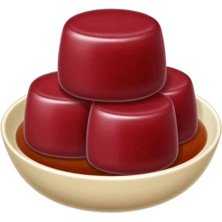 Red Bean Paste Jelly emoji
